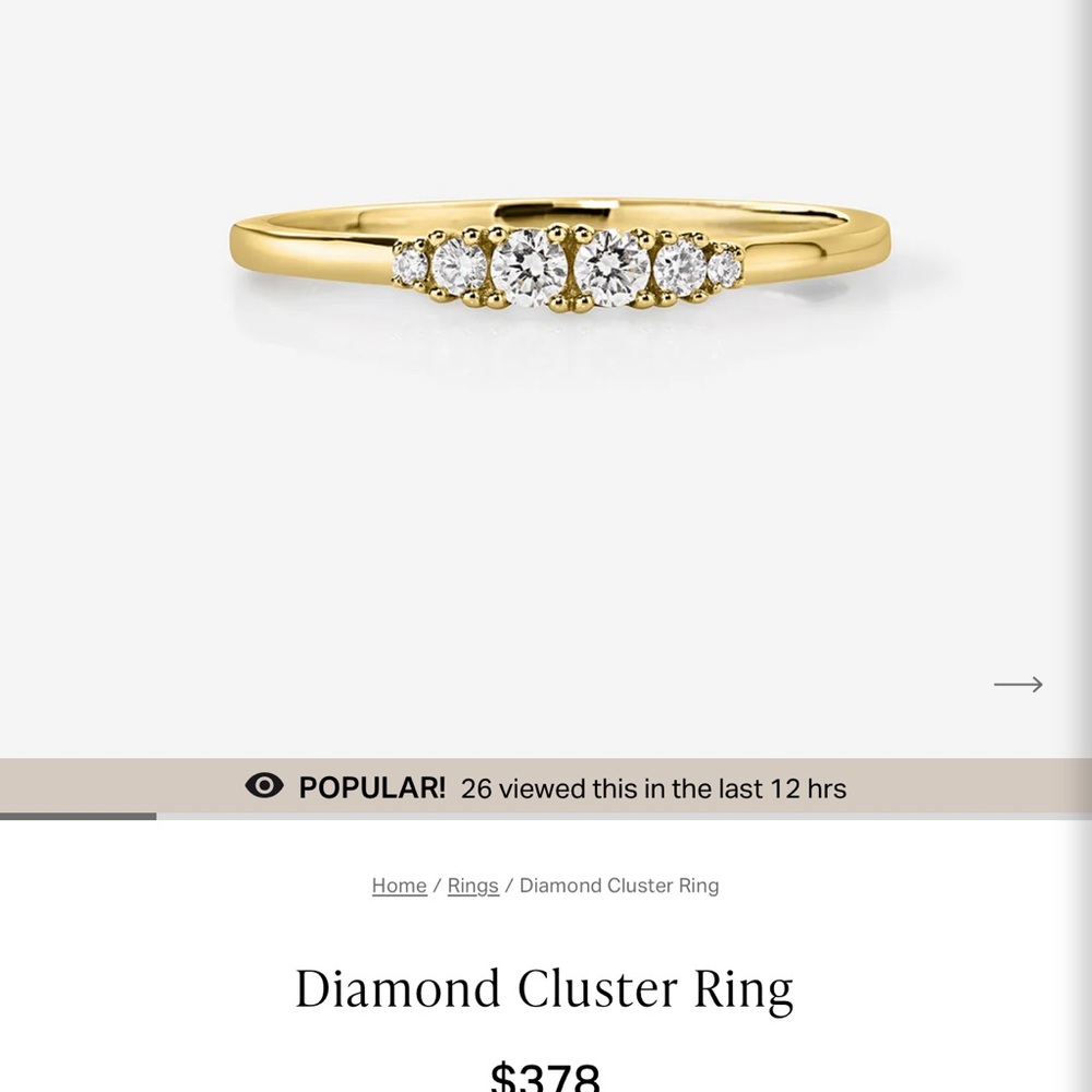 Ring Concierge Diamond Cluster Ring